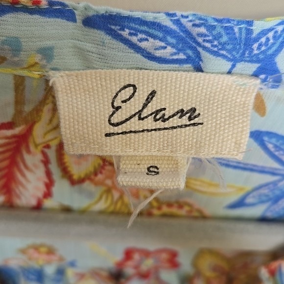 Elan Tiered Floral Dress, Multicolor, Womens Size Small - Picture 4 of 9